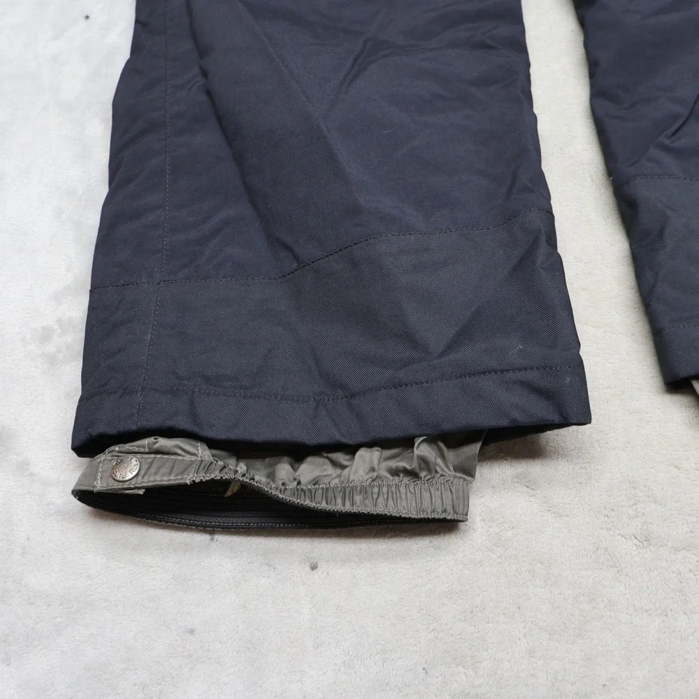 North Face Snow Pants Mens Large Black Waterproof Cargo Insulated Winter 33x32
